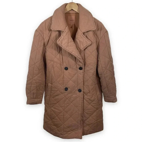 Avec les Filles Double Breasted  Peacoat - Picture 1 of 13